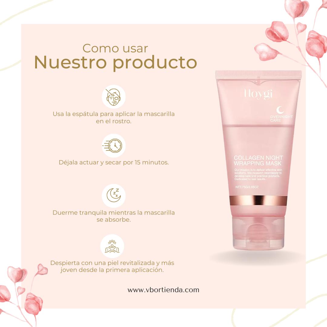 Hoygi™ Mascarilla Facial de Colágeno